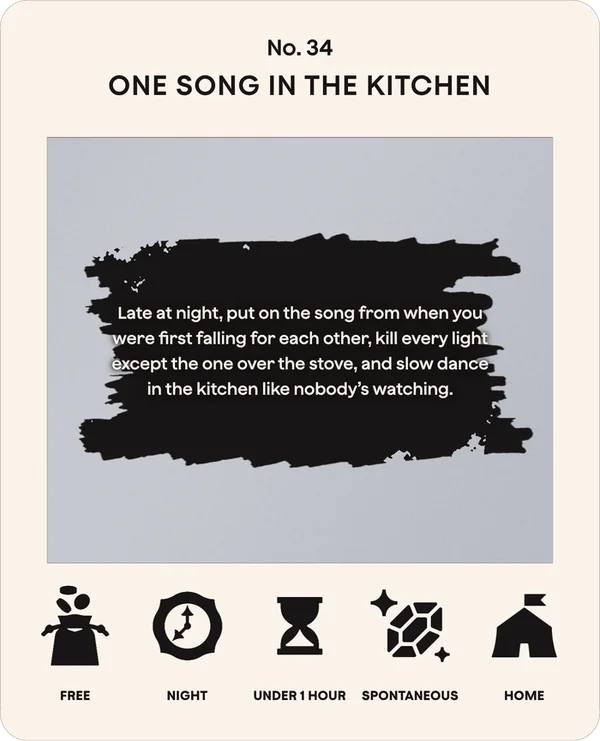 Card No. 34, One Song in the Kitchen