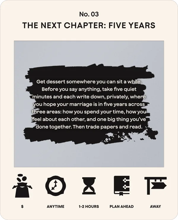 Card No. 03, The Next Chapter: Five Years