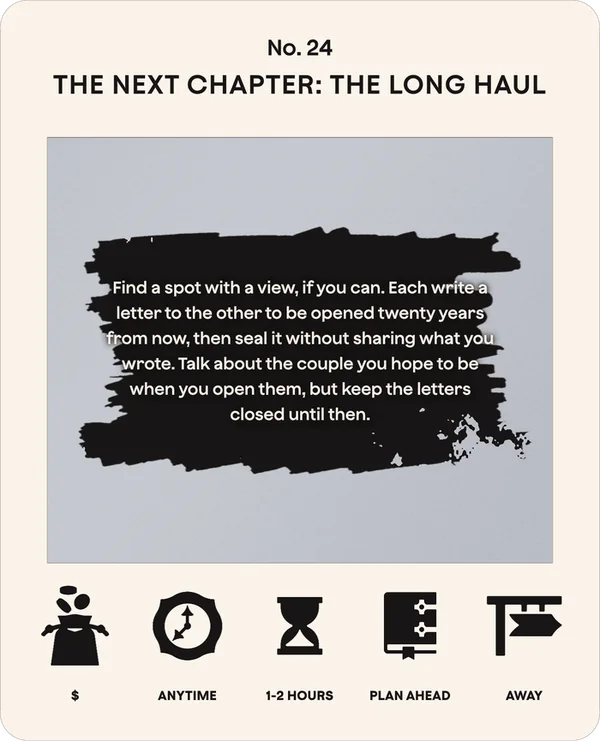 Card No. 24, The Next Chapter: The Long Haul
